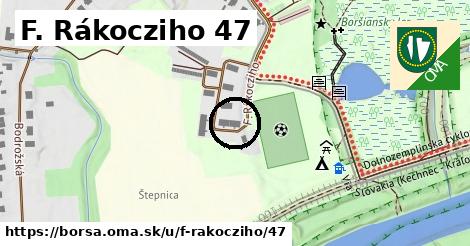 F. Rákocziho 47, Borša