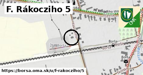 F. Rákocziho 5, Borša