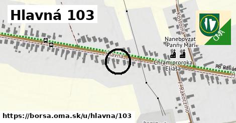 Hlavná 103, Borša