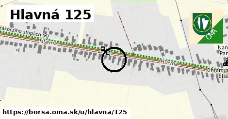 Hlavná 125, Borša