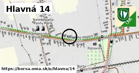 Hlavná 14, Borša