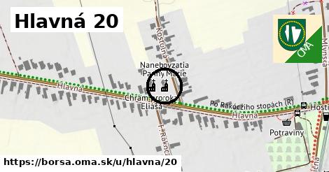 Hlavná 20, Borša