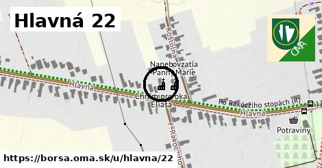 Hlavná 22, Borša