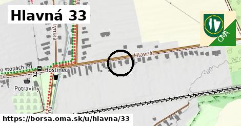 Hlavná 33, Borša