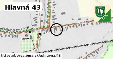 Hlavná 43, Borša