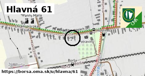 Hlavná 61, Borša