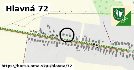 Hlavná 72, Borša