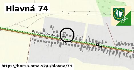 Hlavná 74, Borša