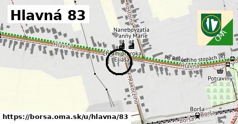 Hlavná 83, Borša