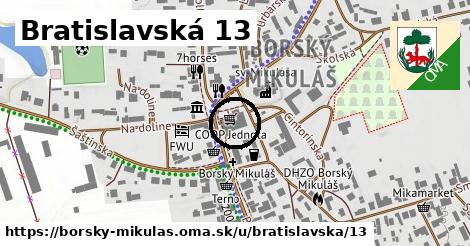 Bratislavská 13, Borský Mikuláš