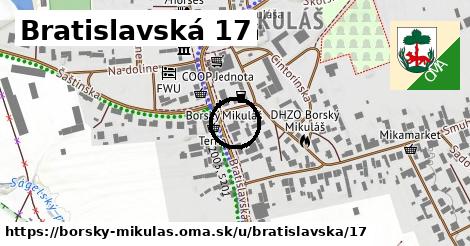 Bratislavská 17, Borský Mikuláš