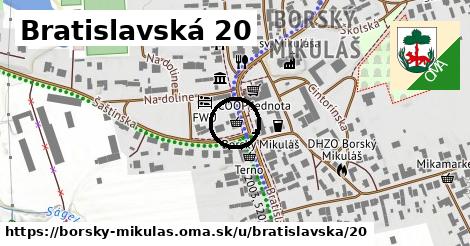 Bratislavská 20, Borský Mikuláš