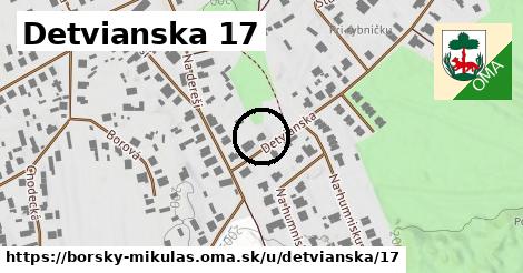 Detvianska 17, Borský Mikuláš