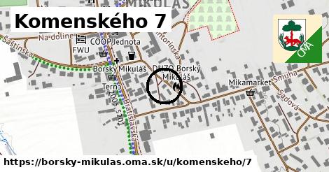 Komenského 7, Borský Mikuláš