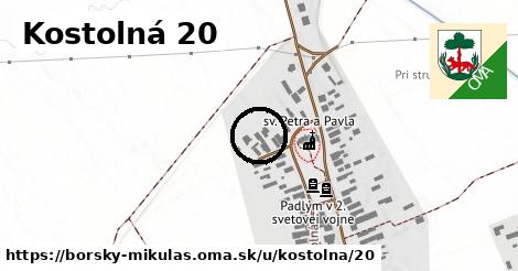 Kostolná 20, Borský Mikuláš