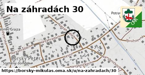 Na záhradách 30, Borský Mikuláš