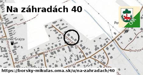 Na záhradách 40, Borský Mikuláš