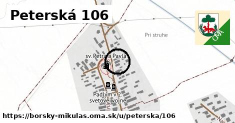 Peterská 106, Borský Mikuláš