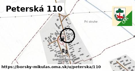 Peterská 110, Borský Mikuláš