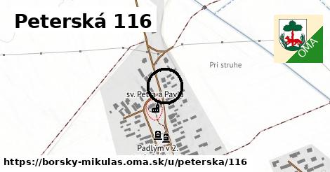 Peterská 116, Borský Mikuláš