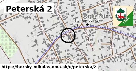 Peterská 2, Borský Mikuláš