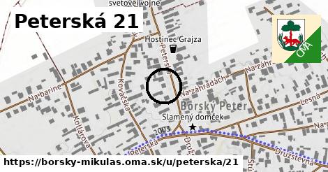 Peterská 21, Borský Mikuláš