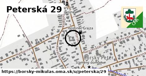 Peterská 29, Borský Mikuláš