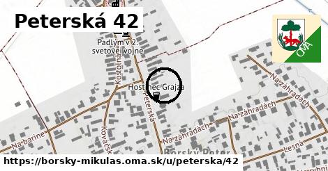 Peterská 42, Borský Mikuláš