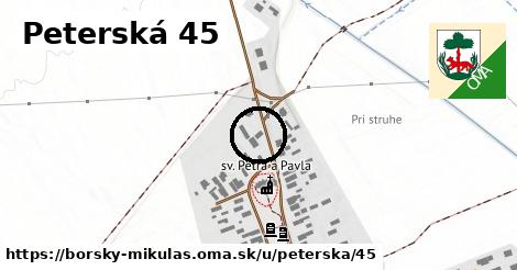 Peterská 45, Borský Mikuláš