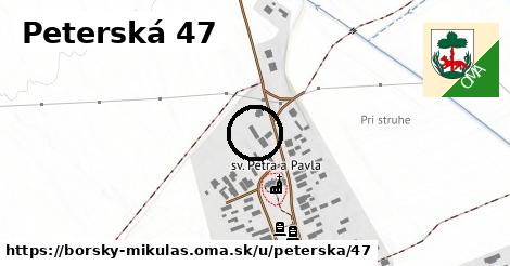 Peterská 47, Borský Mikuláš