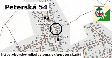 Peterská 54, Borský Mikuláš