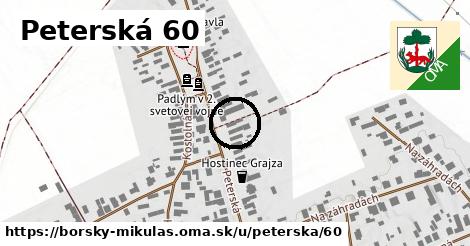 Peterská 60, Borský Mikuláš