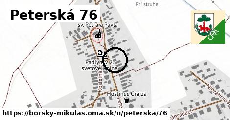 Peterská 76, Borský Mikuláš