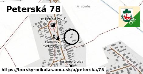 Peterská 78, Borský Mikuláš