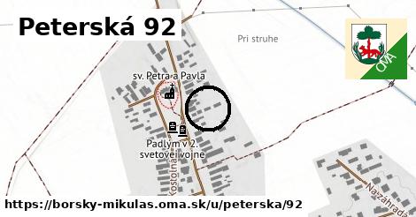 Peterská 92, Borský Mikuláš