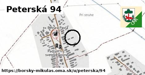 Peterská 94, Borský Mikuláš