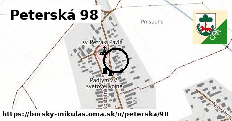 Peterská 98, Borský Mikuláš