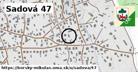 Sadová 47, Borský Mikuláš