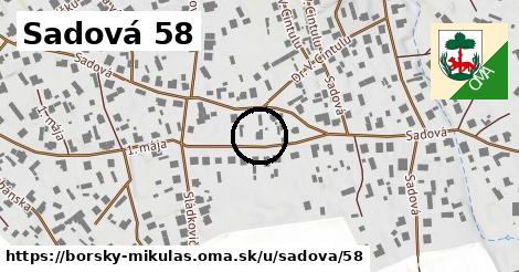 Sadová 58, Borský Mikuláš