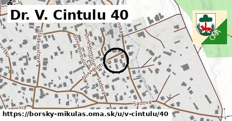 Dr. V. Cintulu 40, Borský Mikuláš