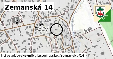 Zemanská 14, Borský Mikuláš