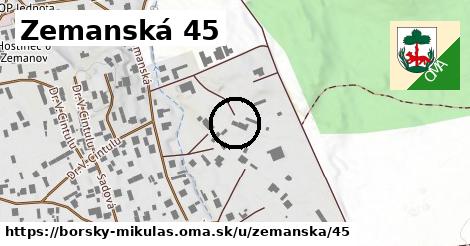 Zemanská 45, Borský Mikuláš