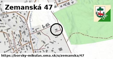 Zemanská 47, Borský Mikuláš