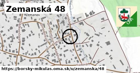 Zemanská 48, Borský Mikuláš