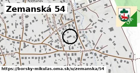 Zemanská 54, Borský Mikuláš