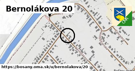 Bernolákova 20, Bošany