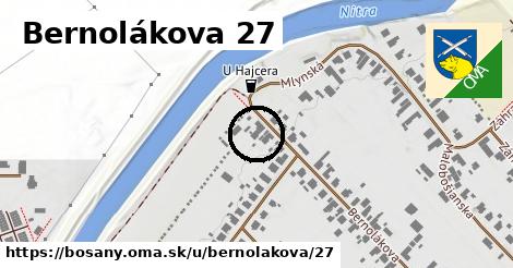 Bernolákova 27, Bošany