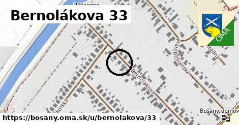 Bernolákova 33, Bošany