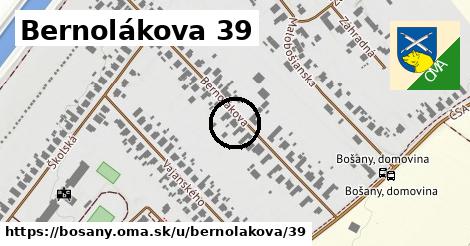 Bernolákova 39, Bošany