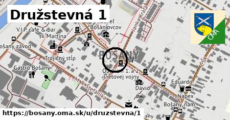 Družstevná 1, Bošany